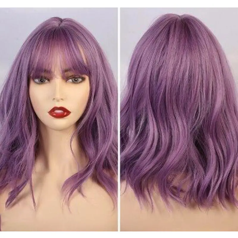 New Natural Wave Wig, Short Curly Hair