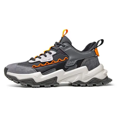 Low Top Lace Up Sports Casual Shoes Grey - Shop at LoveMi