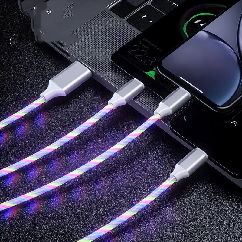 One For Three Streamer Data Cable Colorful Marquee