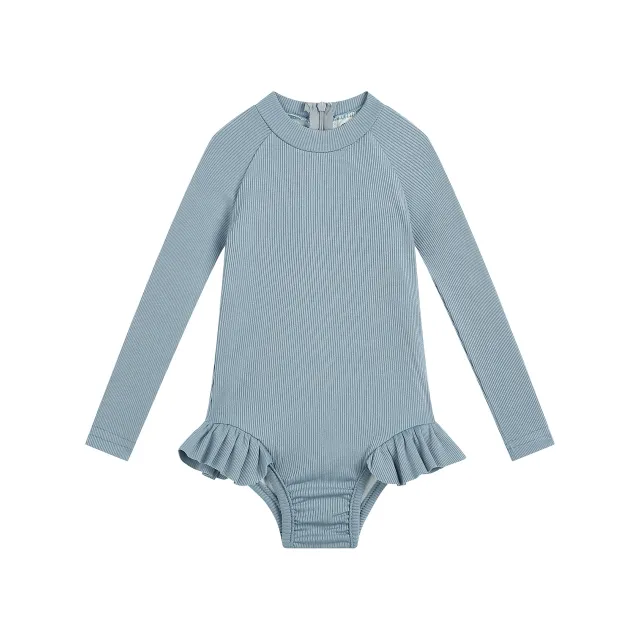 Romper shaped Triangle Swimsuit Bikini Solid Color Swimsuit Gray - Shop at LoveMi