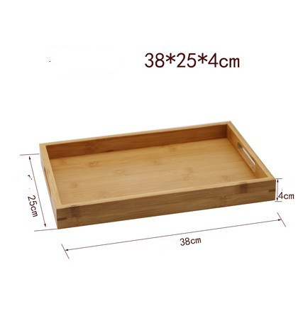 Title 1, Rectangular Double Ear Bamboo Tea Set Tray Rest...