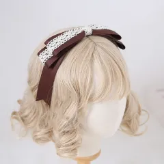 Original Lo Niang Lace Hairband Tiara Lolita KC Headband - I - View 1