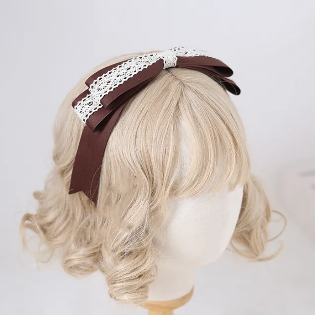 Original Lo Niang Lace Hairband Tiara Lolita KC Headband I - Shop at LoveMi