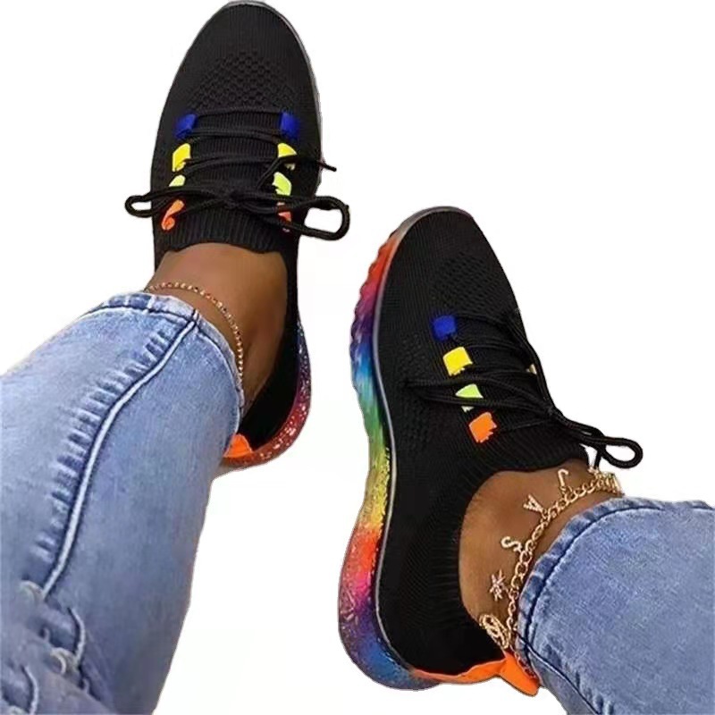 Flat Sports Casual Shoes Breathable Single Shoes
