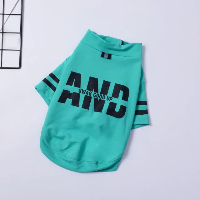 New Pet Clothes Dog Clothes Cotton Clothing Puppy Casual Pure Cotton Stretch Clothes Green - Shop at LoveMi