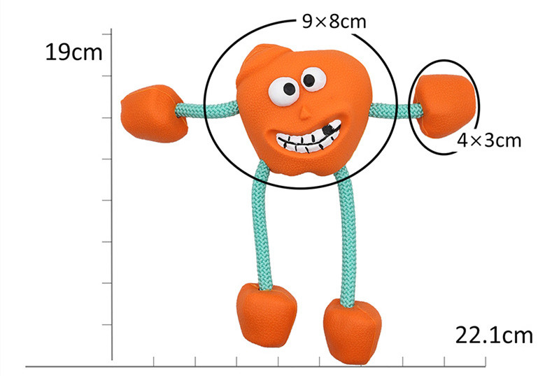 Milk-Flavored Rubber Sounding Dog Toy