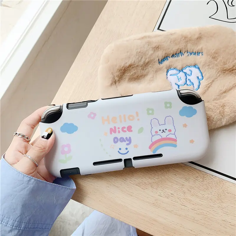 Cute Rabbit Protective Shell Ns Cartoon Shiba Inu Lite Split All-inclusive Silicone Soft Cover