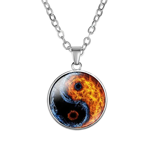 Bagua Diagram Time Gem Pendant Necklace - Shop at LoveMi