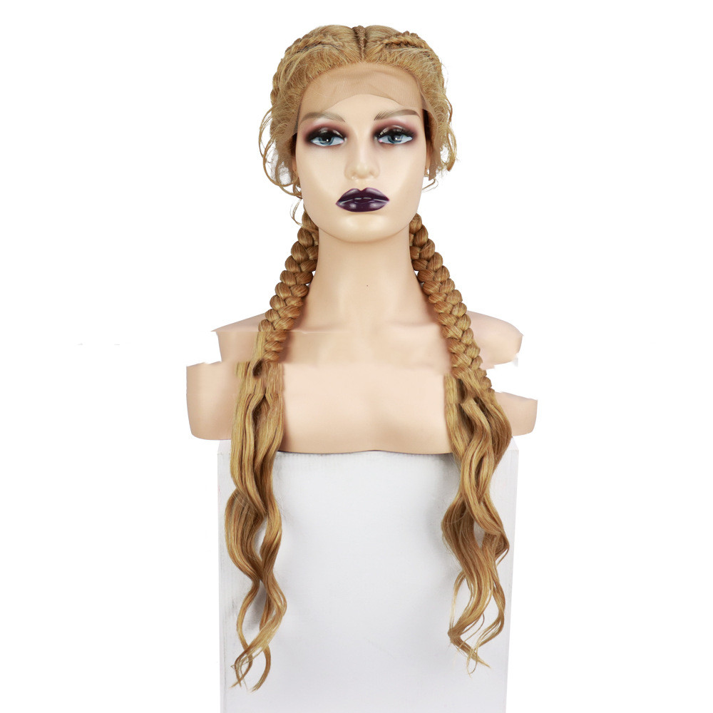 Front Lace Braid Wig Synthetic Fiber Braided Wig — foto 6
