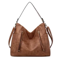 Women Bags Sweet Ladies Handbags Messenger Bag Tote Bag - Brown - View 1