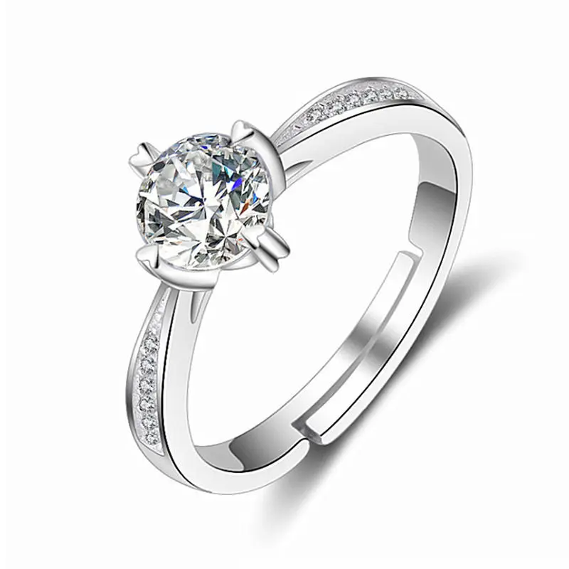 Female Ring Imitation Moissan Diamond