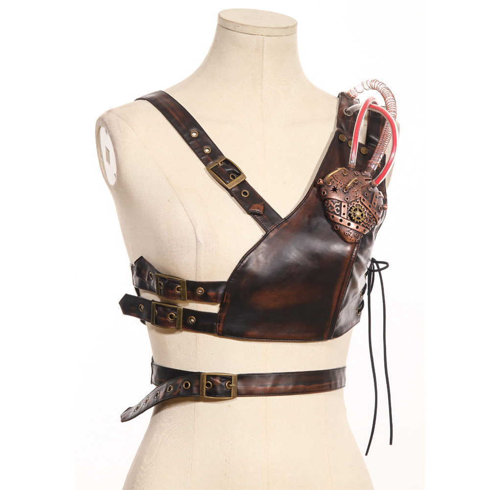 Title 3, Anime Party Metal Shoulder Strap Chest Buckle S...