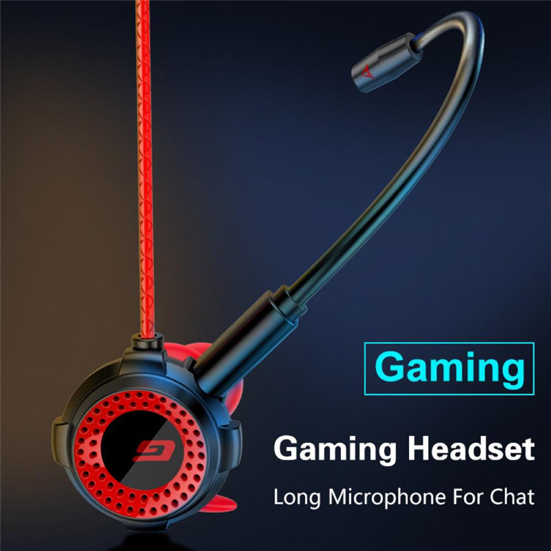 E-sports Headset With Microphone Pluggable Game Mobile Game Earphone - Image 2