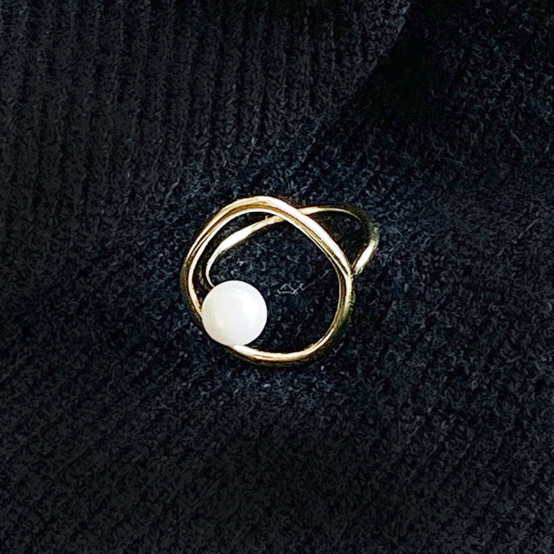 European And American Geometric Minimalist 925 Sterling Silver Ring