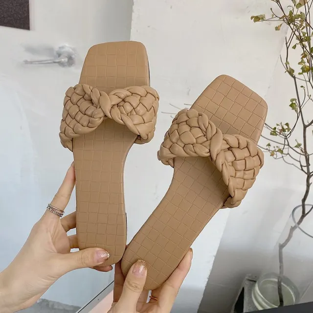 Wear Small Fragrant Wind Sandals On The Beach In Summer Apricot - Shop at LoveMi