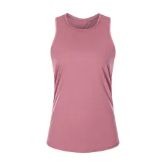 Nude Skin-friendly Lace-up Vest Women's Bow-knot Beauty Back Sports Blouse Yoga Wear - Red - View 1