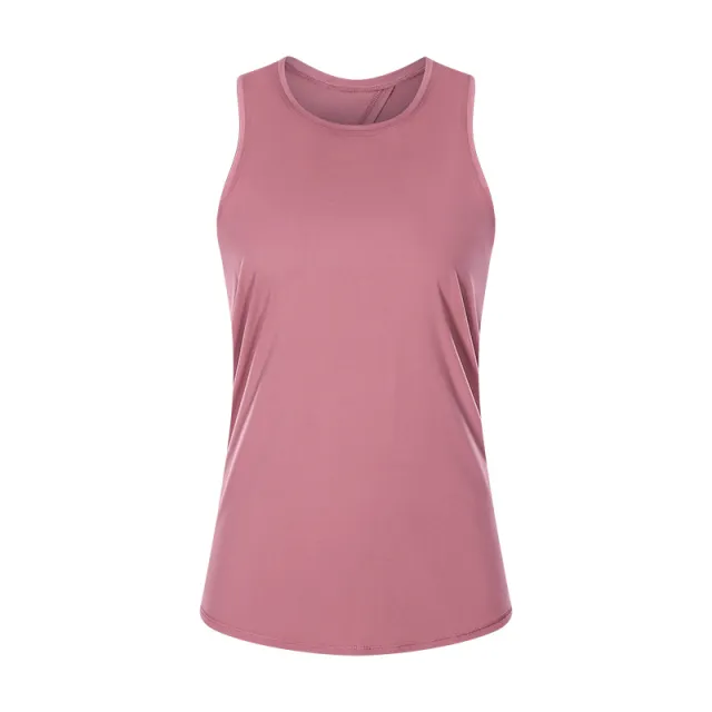 Nude Skin friendly Lace up Vest Women's Bow knot Beauty Back Sports Blouse Yoga Wear Red - Shop at LoveMi