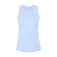 Nude Skin-friendly Lace-up Vest Women's Bow-knot Beauty Back Sports Blouse Yoga Wear - Sky Blue - View 1
