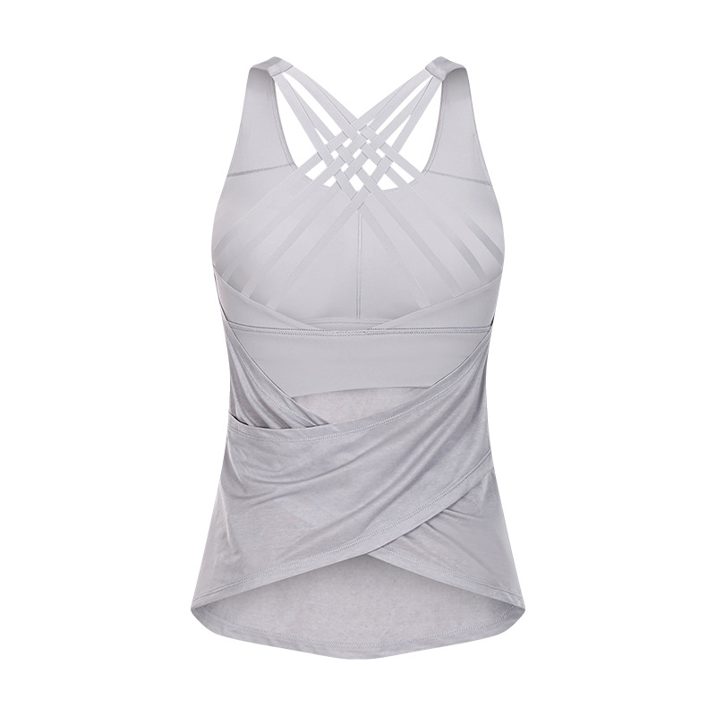 Title 7, New Beauty Back Sports Bra Yoga Vest Fake Two-p...