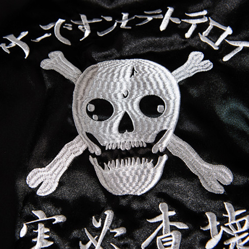 Title 3, Skull Pattern Embroidery Men