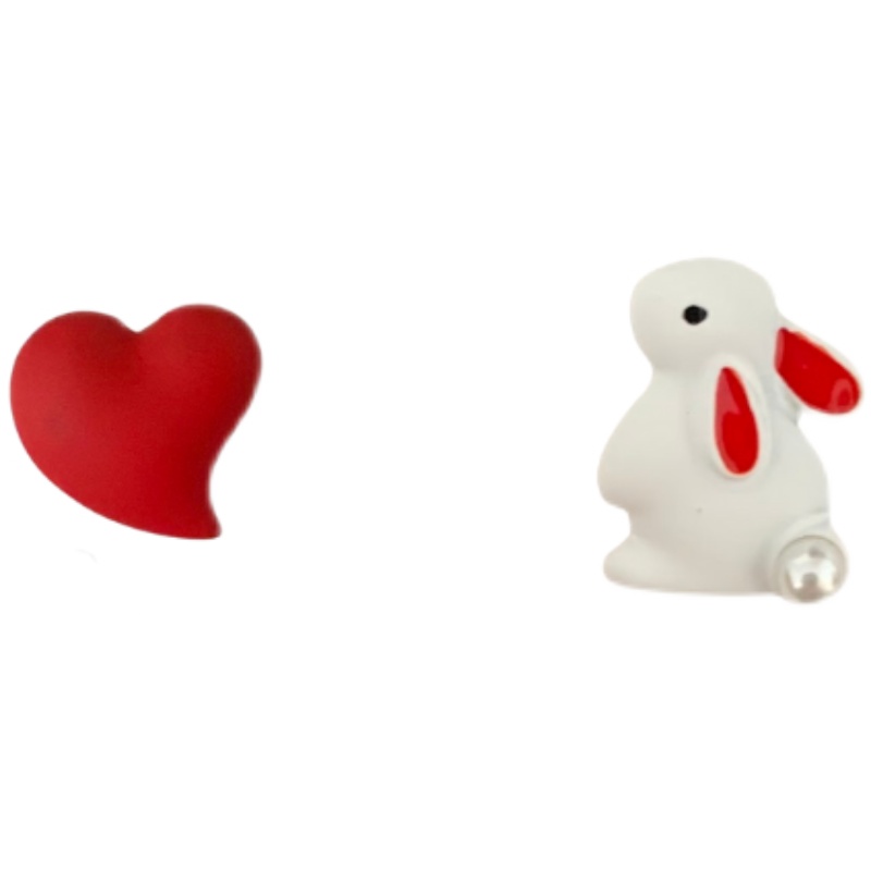 Rabbit Love Stud Earrings S925 Silver