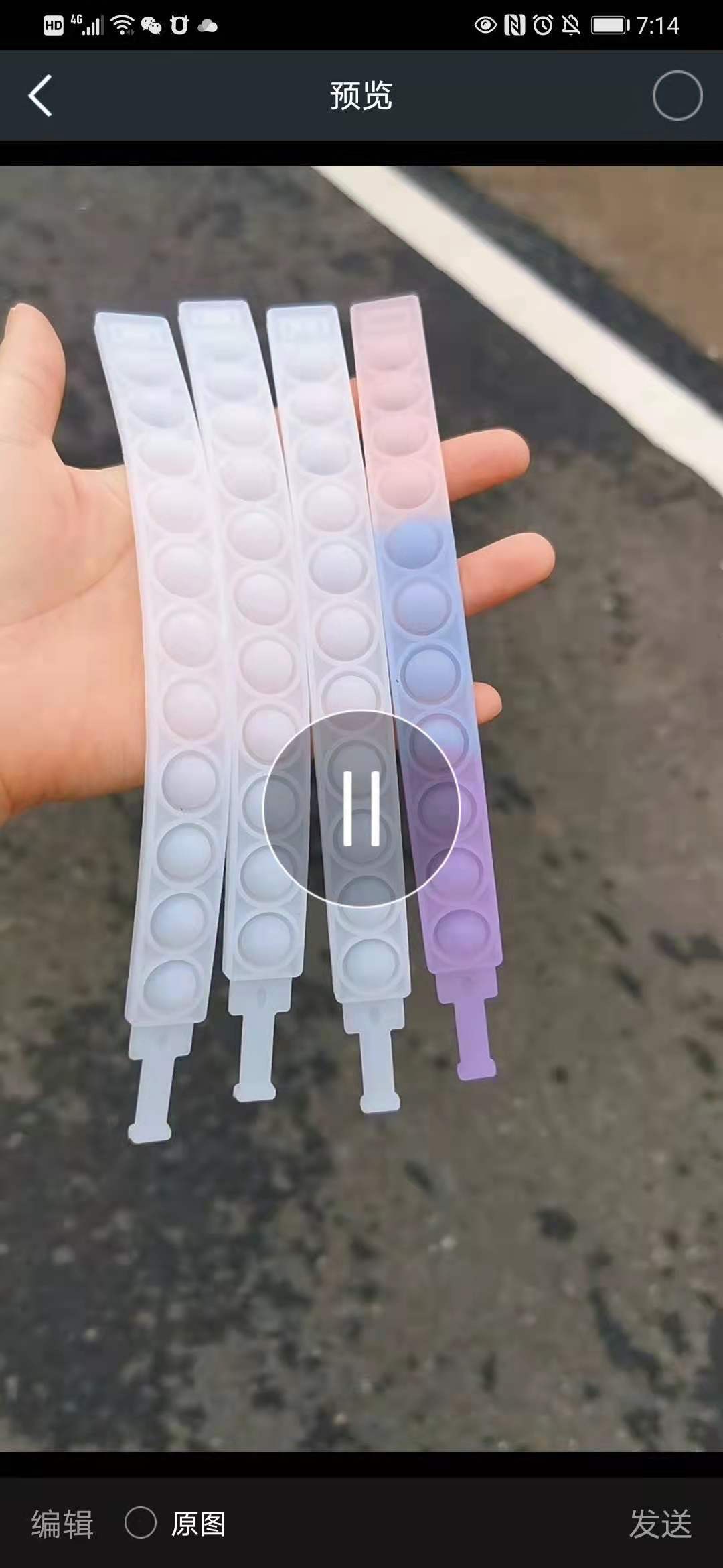 Silicone Bracelet Mosquito Repellent Fruity Decompression Game Bracelet