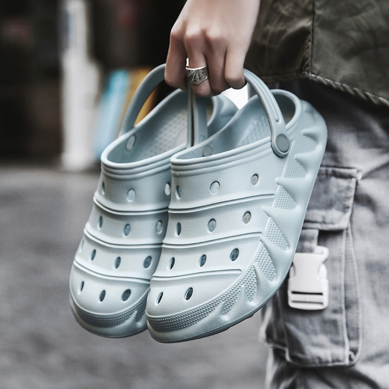 Soft Bottom Fashion Hole Shoes Couple Trend