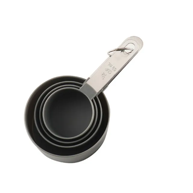 Stainless Steel Measuring Cup And Measuring Spoon Set Gray - Shop at LoveMi