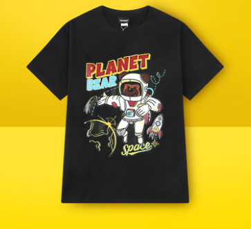 Casual Loose T-shirt Retro Half Sleeve