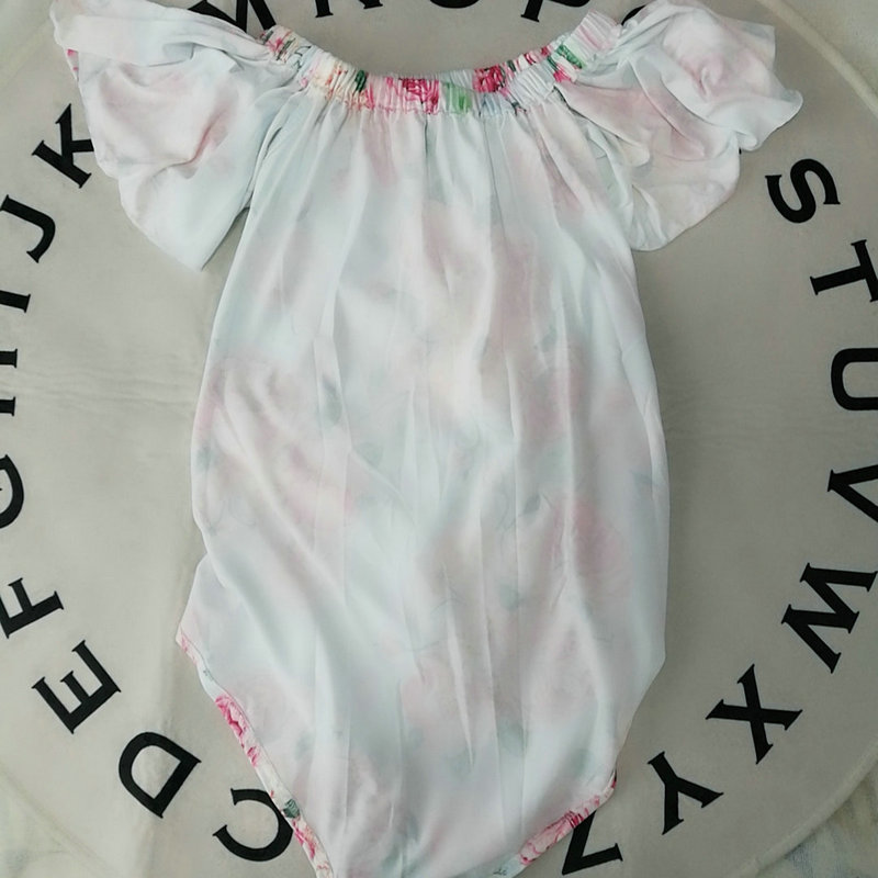 1622963277156 - Ruffle Printed Maternity Photograph Jumpsuit