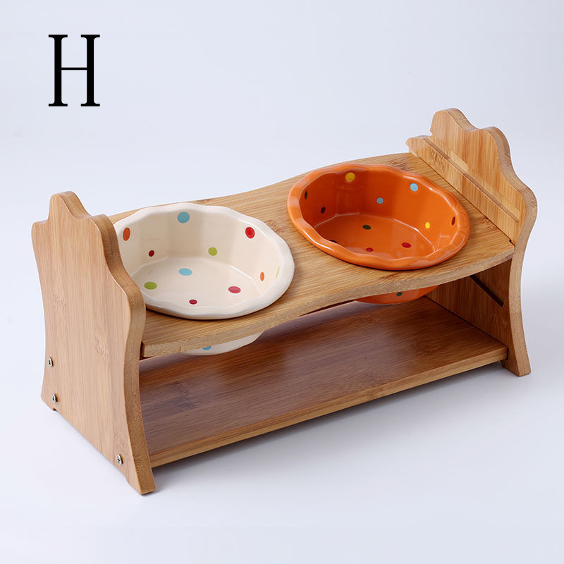 Title 3, Adjustable Height Cat Bowl Ceramic Single And D...