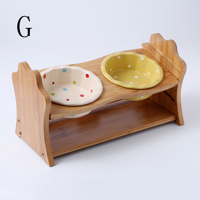 Title 5, Adjustable Height Cat Bowl Ceramic Single And D...