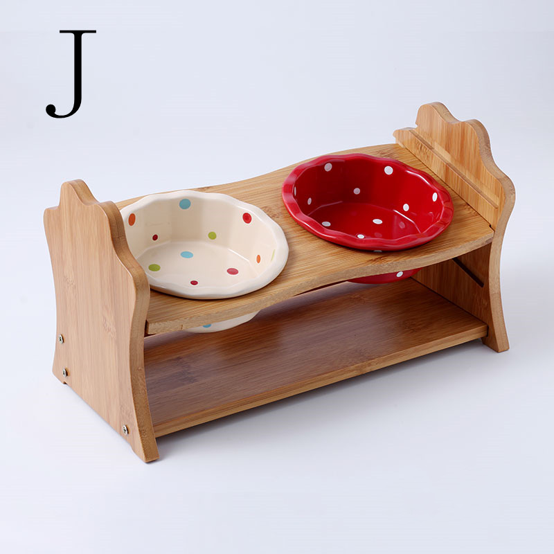 Title 8, Adjustable Height Cat Bowl Ceramic Single And D...