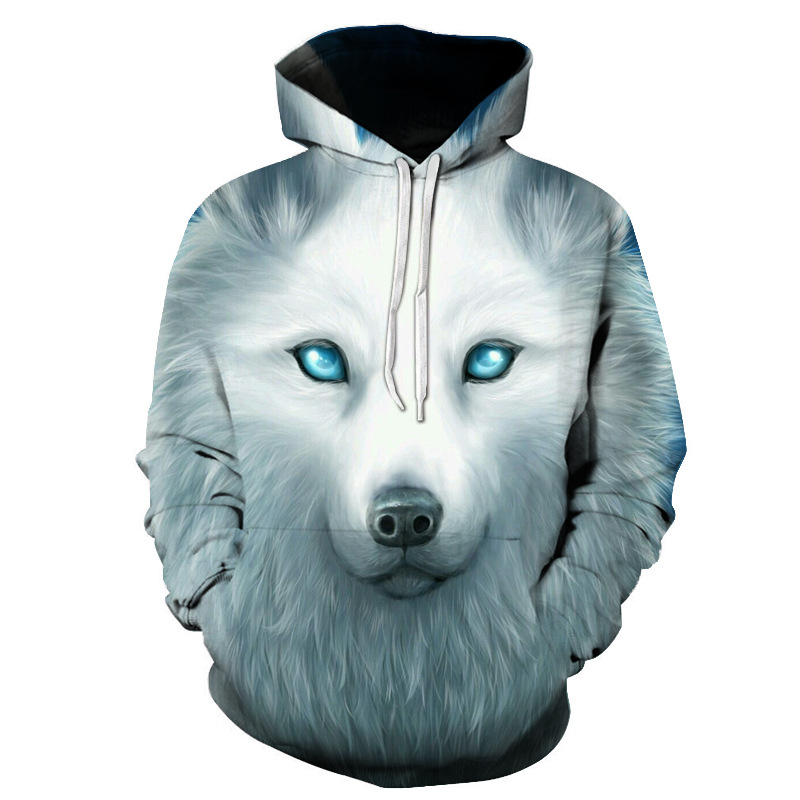 3D Digital Printing Fashion Trend Hooded Sweater Hoodie