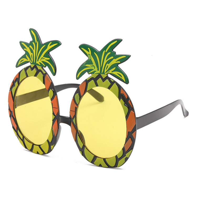 Title 4, Custom Hawaiian Style Pineapple Party Sunglasses