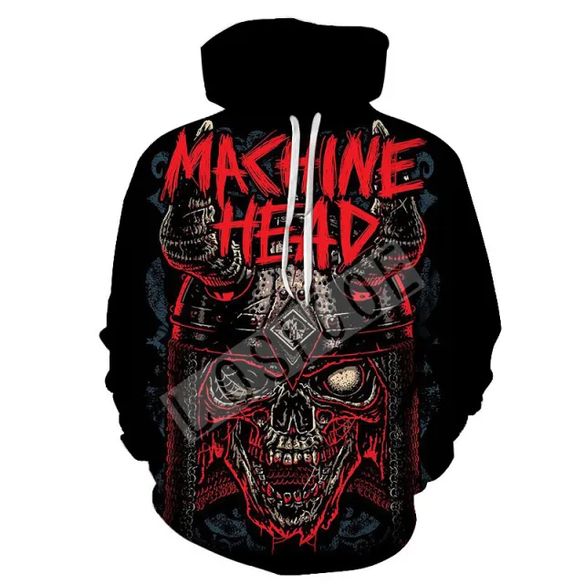 Creative Hands Stretched Skull Head Hooded Sweater 8 Color 3Xl - Shop at LoveMi