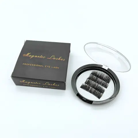 Magnet Eyelashes Three Magnetic Phase Attraction Glue Free False