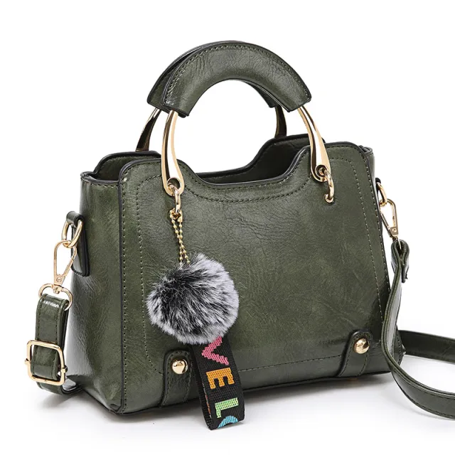Women Vintage PU Handbag Polyester Handbag Green - Shop at LoveMi