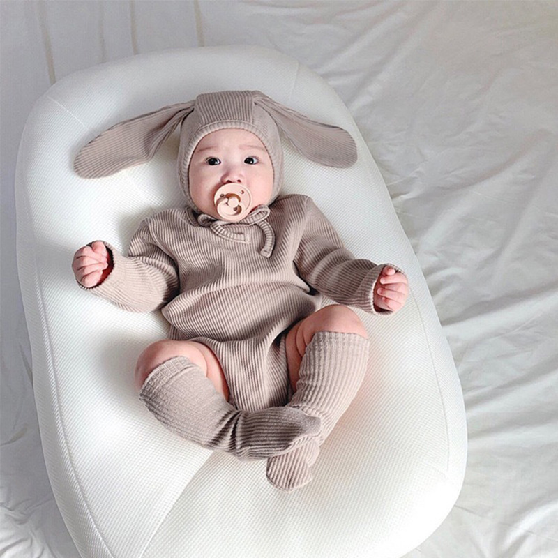 Title 1, Autumn Models Rabbit Ears Long-sleeved Baby Rom...