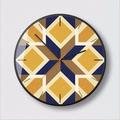 Round Metal Wall Clock, Silent Sweep, picture 5 of 6