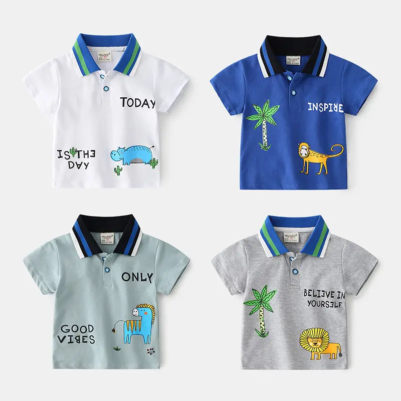 POLO Shirt Children's Baby Korean Style Trendy