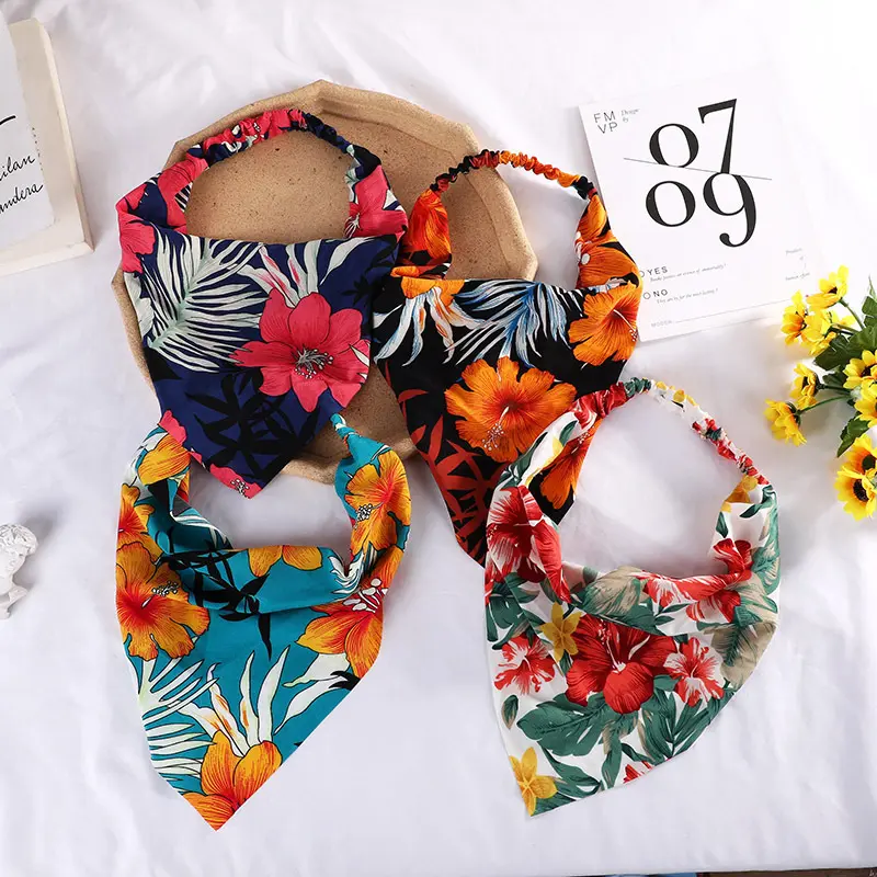 Pastoral Style Ladies Face Wash Hairband Baotou
