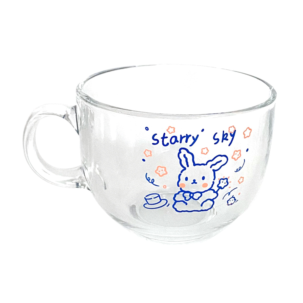 Title 5, Cute Girl Heart Rabbit Breakfast Cup Simple Tra...