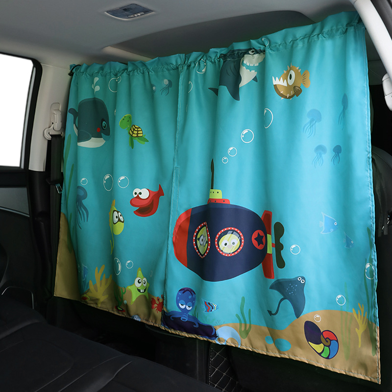 Title 3, In-car Privacy Car Shock Curtain Privacy Blacko...