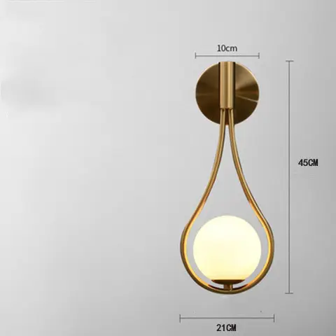 Nordic Wall Lamp Creative Living Room Metal