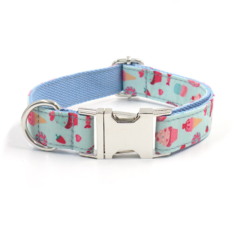 Collier pour chien Macaron, crème glacée, commerce extérieur, chaîne pour chien Amazon