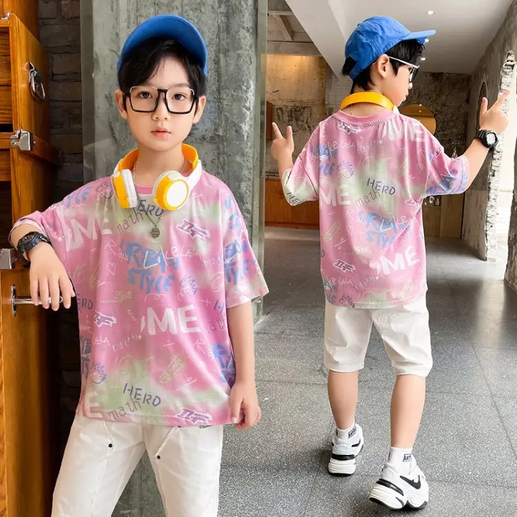 Summer Big Boy Handsome Tops, Children's Clothes