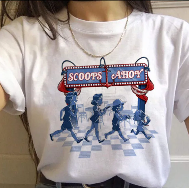 Ladies Printed T shirt Short Sleeve 3Style - Shop at LoveMi