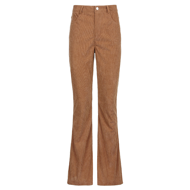 Title 4, Corduroy Basic Casual Schlaghose Damen – bequem...