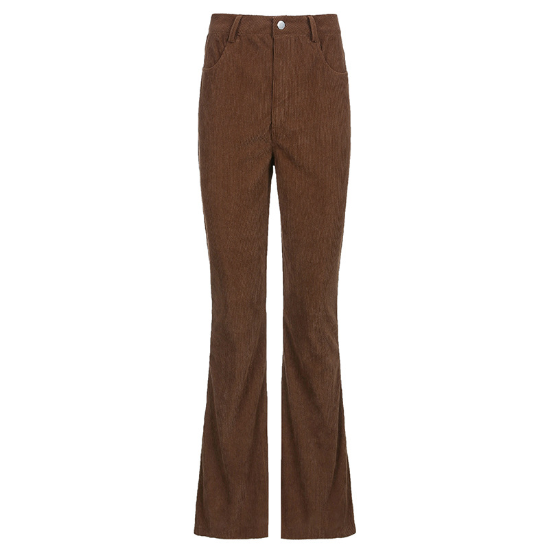 Title 2, Corduroy Basic Casual Schlaghose Damen – bequem...